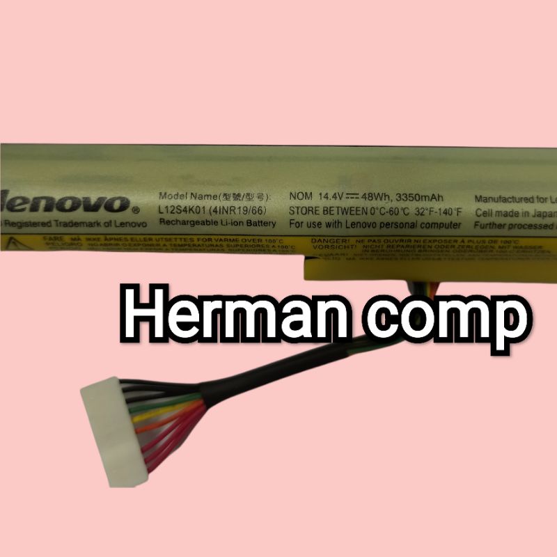 Original Baterai Lenovo Ideapad Z400 Z400a Z400s Z400t Z410 Z410g Z500 Z510 Series