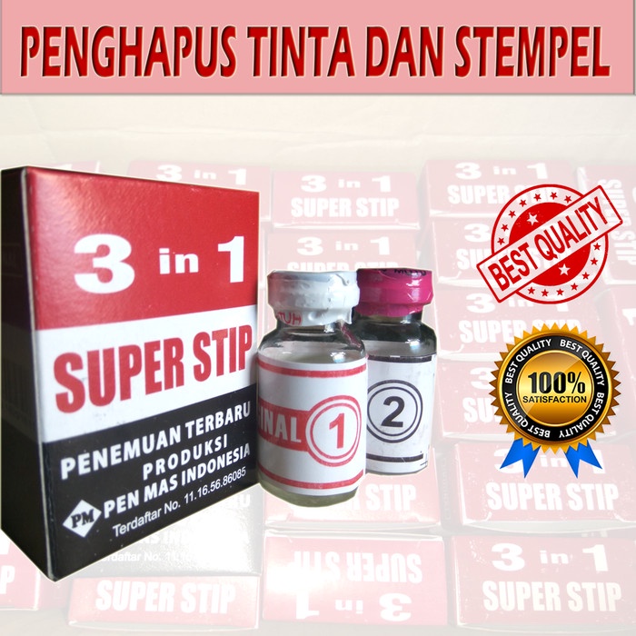 

Super White And Stip Penghapus Tinta Tanpa Bekas
