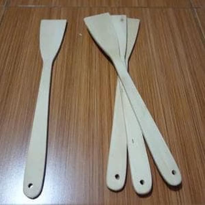 Spatula atau Sutil Kayu 30 cm anti gores