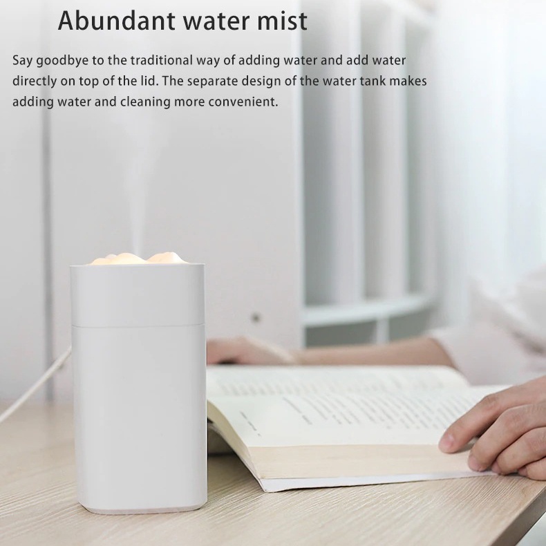 Humidifier Portable Diffuser Aroma Terapi Pengatur kelembapan Essential oil