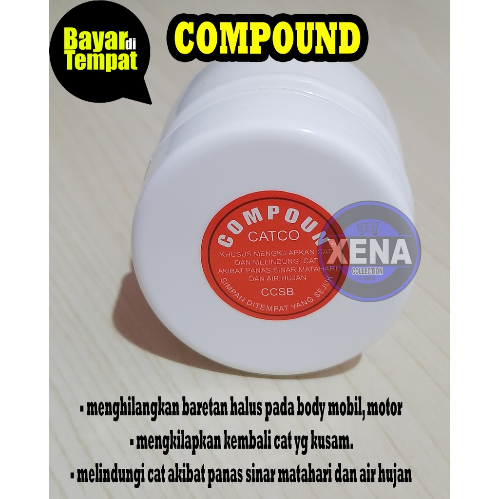 Penghilang Baret Lecet Mobil Compound Body Poles Kompon / Compoun compon kompon/ Kumpon Putih Penghilang Baret Poles Gosok Compound Kompon Compon