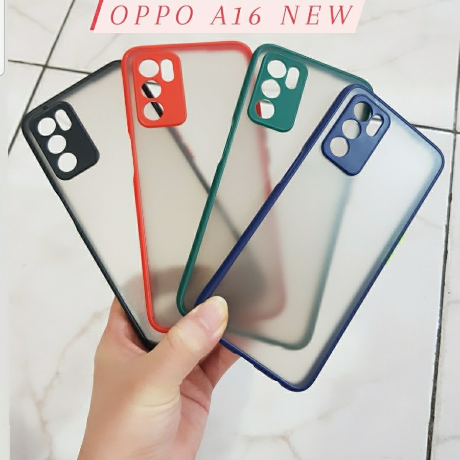 CASE MATTE OPPO A16 2021 TRANSPARAN FUZE MACARON MY CHOICE - FA