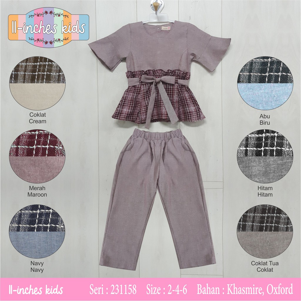 SETELAN FASHION ANAK  PEREMPUAN  246 4 6TAHUN KREASI  MODE 