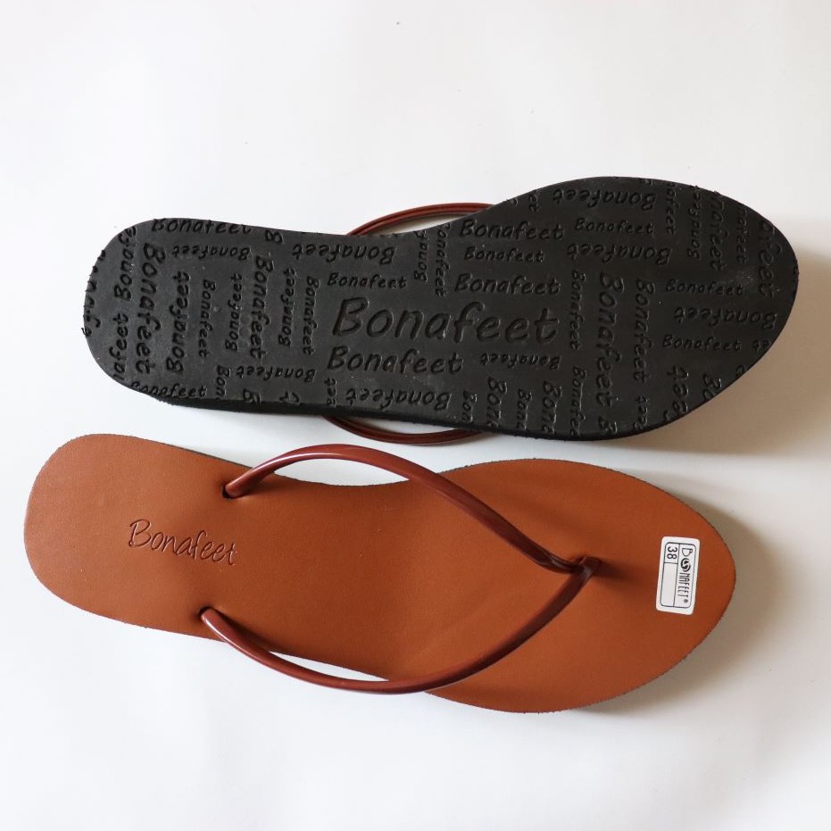 sbm_store - Bonafeet Sandal Wanita Wedges Sandal Jepit Spon TSP-06