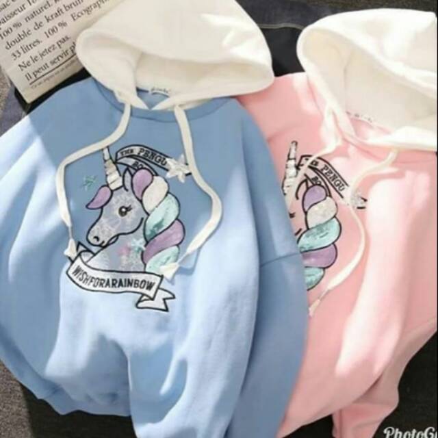 sweater hoodie unicorn