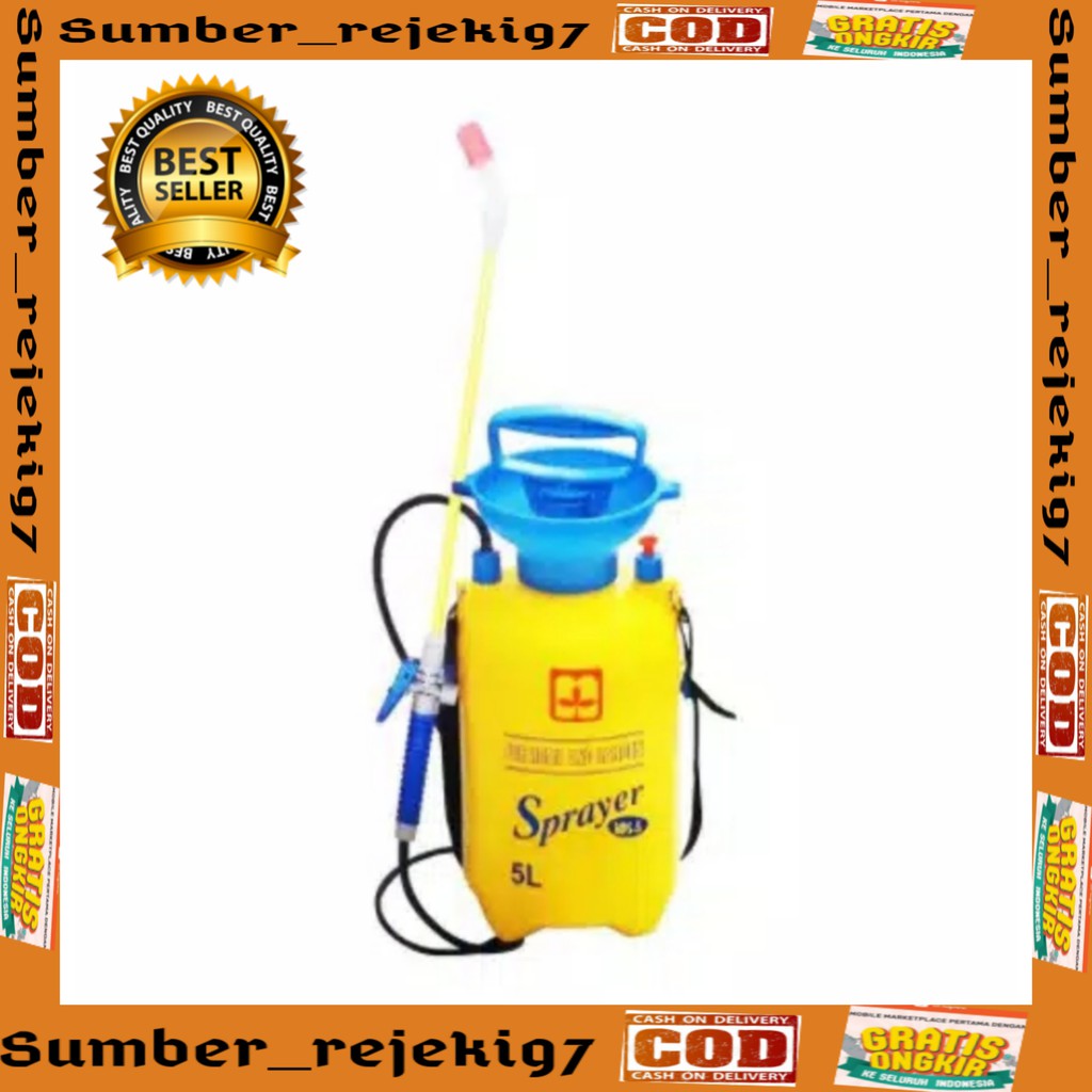 Sprayer MASPION 5 liter, Pressure Sprayer MASPION Kapasitas 5 Liter Free Klep Cadangan