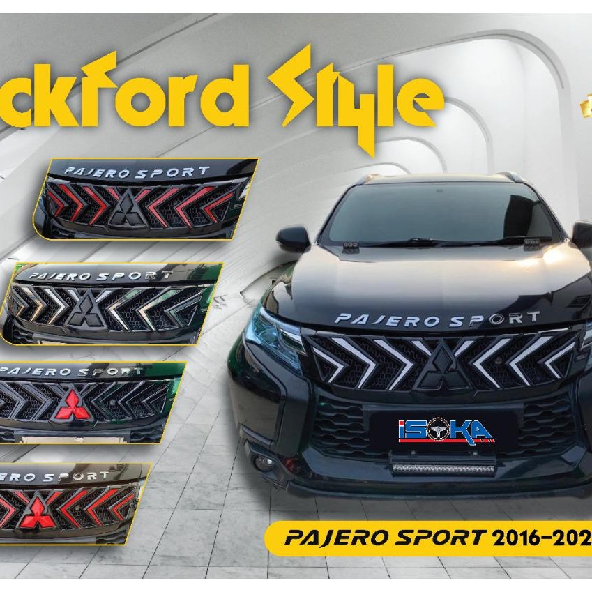 Grill All New Pajero Sport Model Apolo Prado