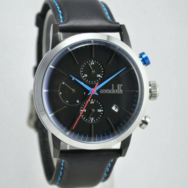 Jam Tangan Pria Condotti CN1020-S03D04-L03 Perfetto  Leather Strap