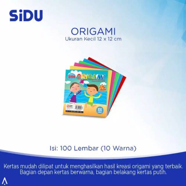 

KERTAS LIPAT WARNA ORIGAMI KECIL SIDU 100 LEMBAR