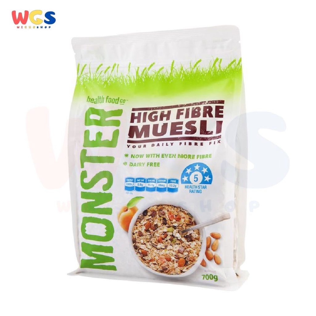 

Monster Health Food Co High Fibre Muesli Dairy Free 700g