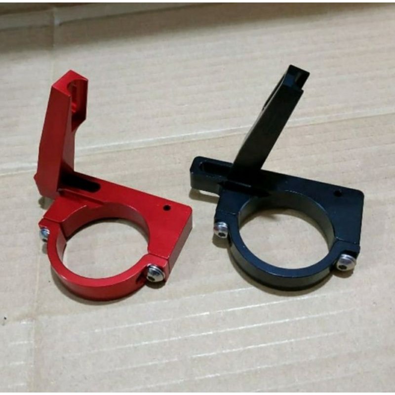 Klem braket FD sepeda lipat braze on 40