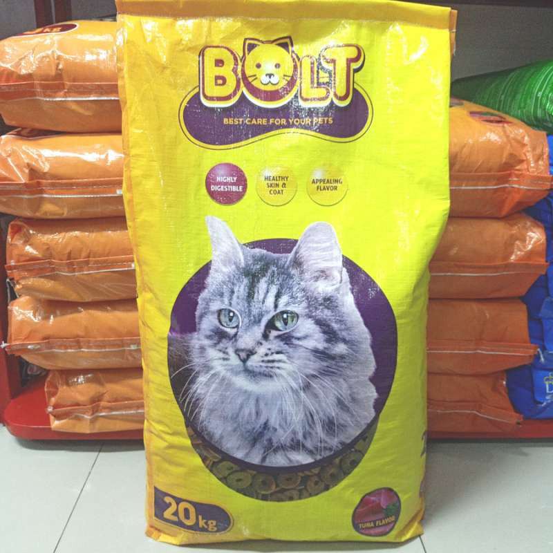 Bolt Donat 20kg 20 kg Makanan Kucing Cat Bentuk Kibble Rasa Ikan Tuna