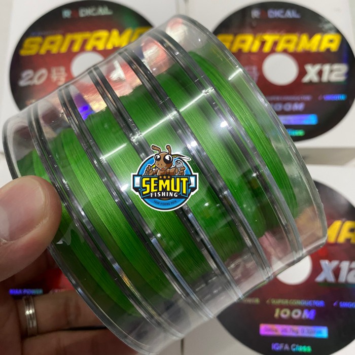 rama16 BENANG PE RADICAL SAITAMA X12 100M - PE 2.0 mrh
