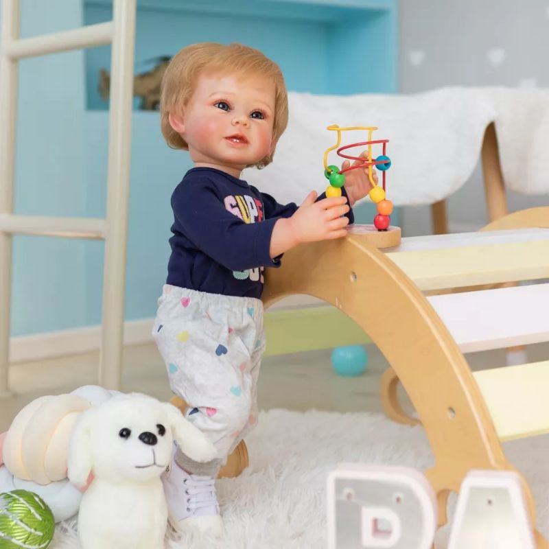 Ready New Seri Boneka Reborn Full Silikon Cowok Cewek Bisa Mandi 55cm lucu