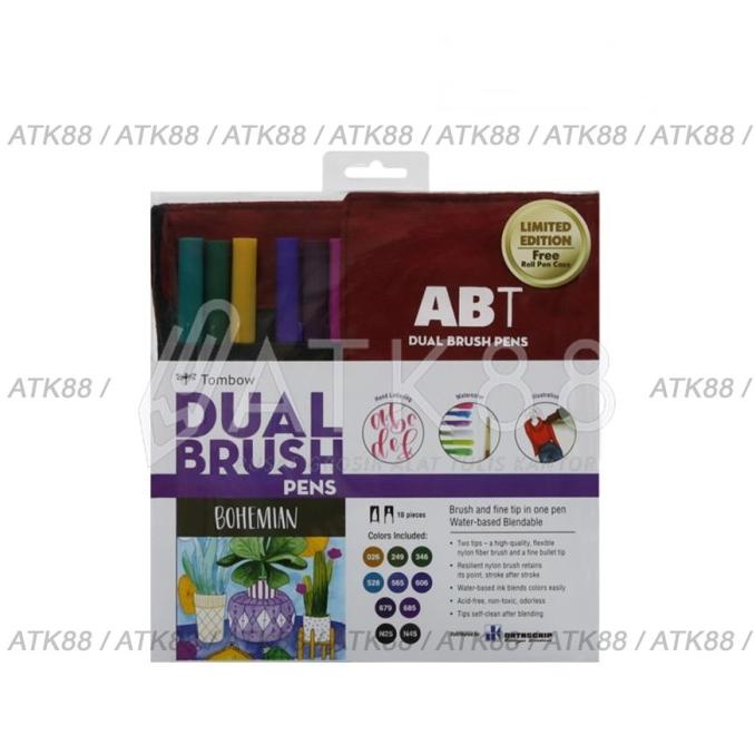 

(BISA COD) Tombow ABT 10 color set - Bohemian Limited Edition TERJAMIN Kode 532