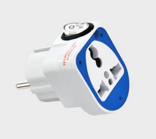 Steker serbaguna Wampro /Kombinasi + On/Off LAMPU Loyal SNi