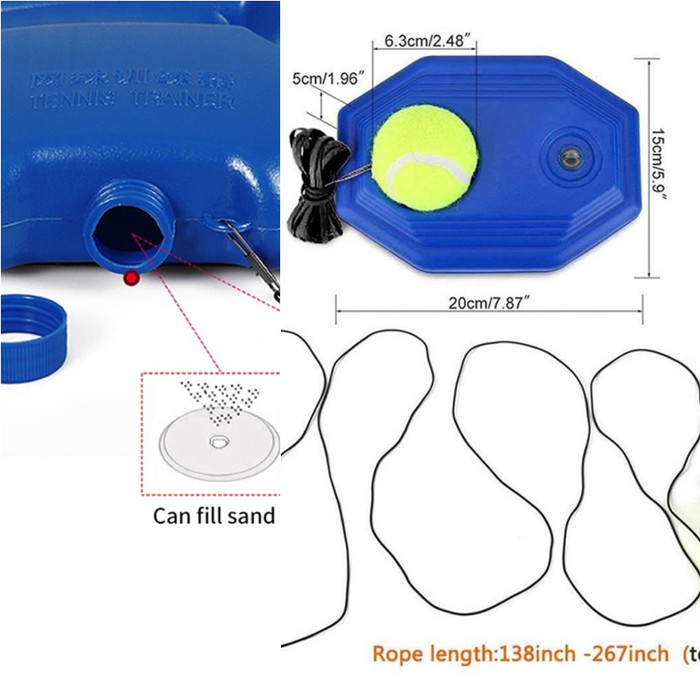 Tennis Trainer latihan sendiri mandiri alat mantul tenis lapangan