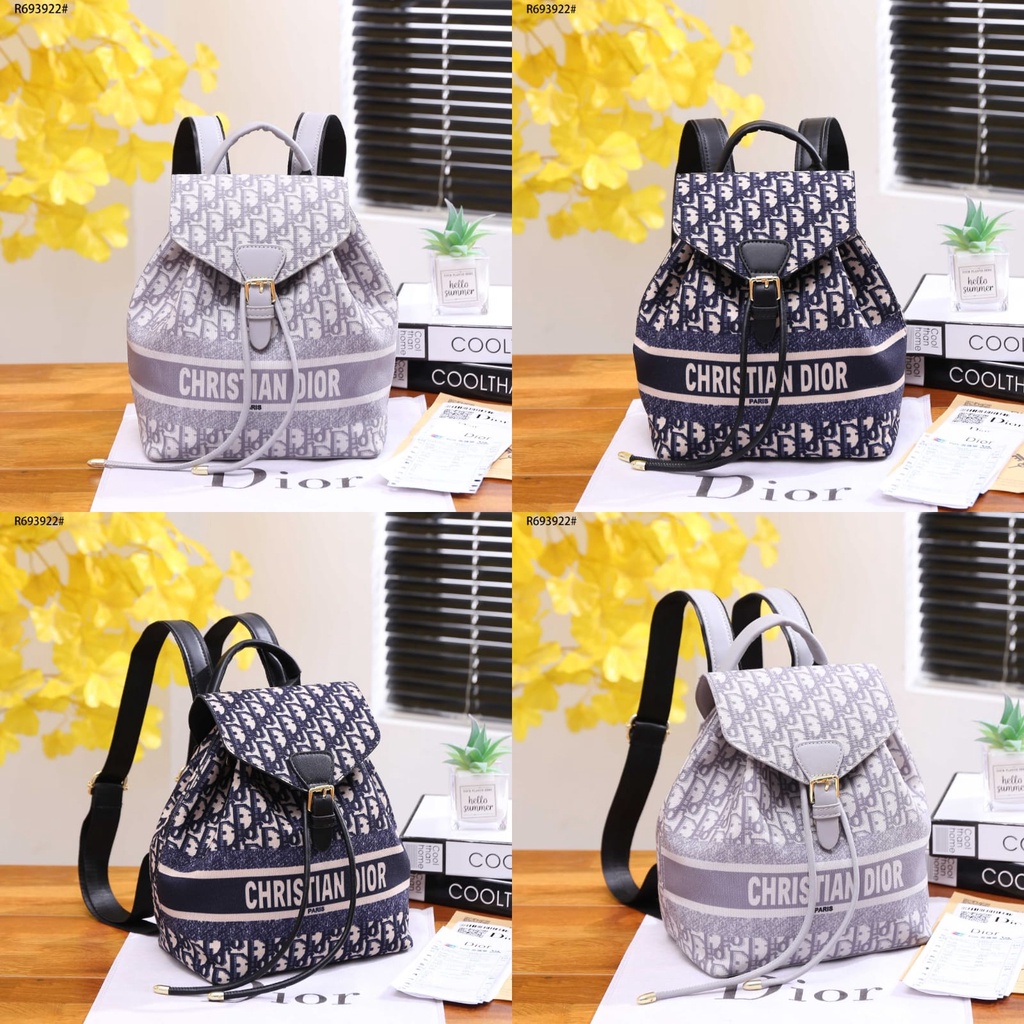 CD Bucket Backpack Oblique Embroidery R693922