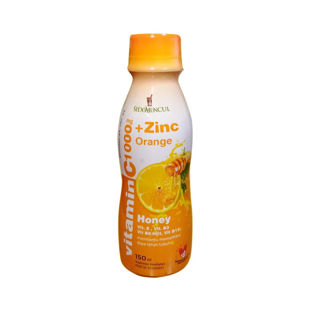 

Sidomuncul Vitamin C 1000 mg Orange + Zinc (150 ml)