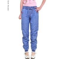 Celana Joger Jeans Wanita / JOGER POLOS / JEANS RIPED