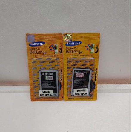 Battery Baterai/Batre Samsung Note 3 Double IC