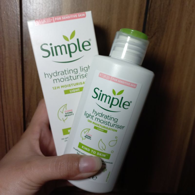 [PRELOVED] simple hydrating light moisturaizer, simple soothing facial toner