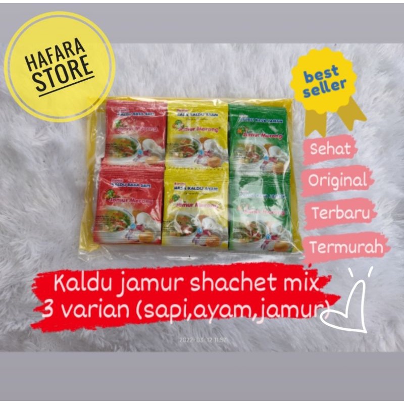 Jual Kaldu Jamur Merang Mix 3 Rasa Isi 30 Sachet 3g Shopee Indonesia