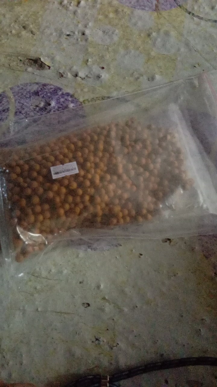 Ampo 1kg - Tanah Liat Yang Sudah Disangrai Bentuk Coin - Praktis