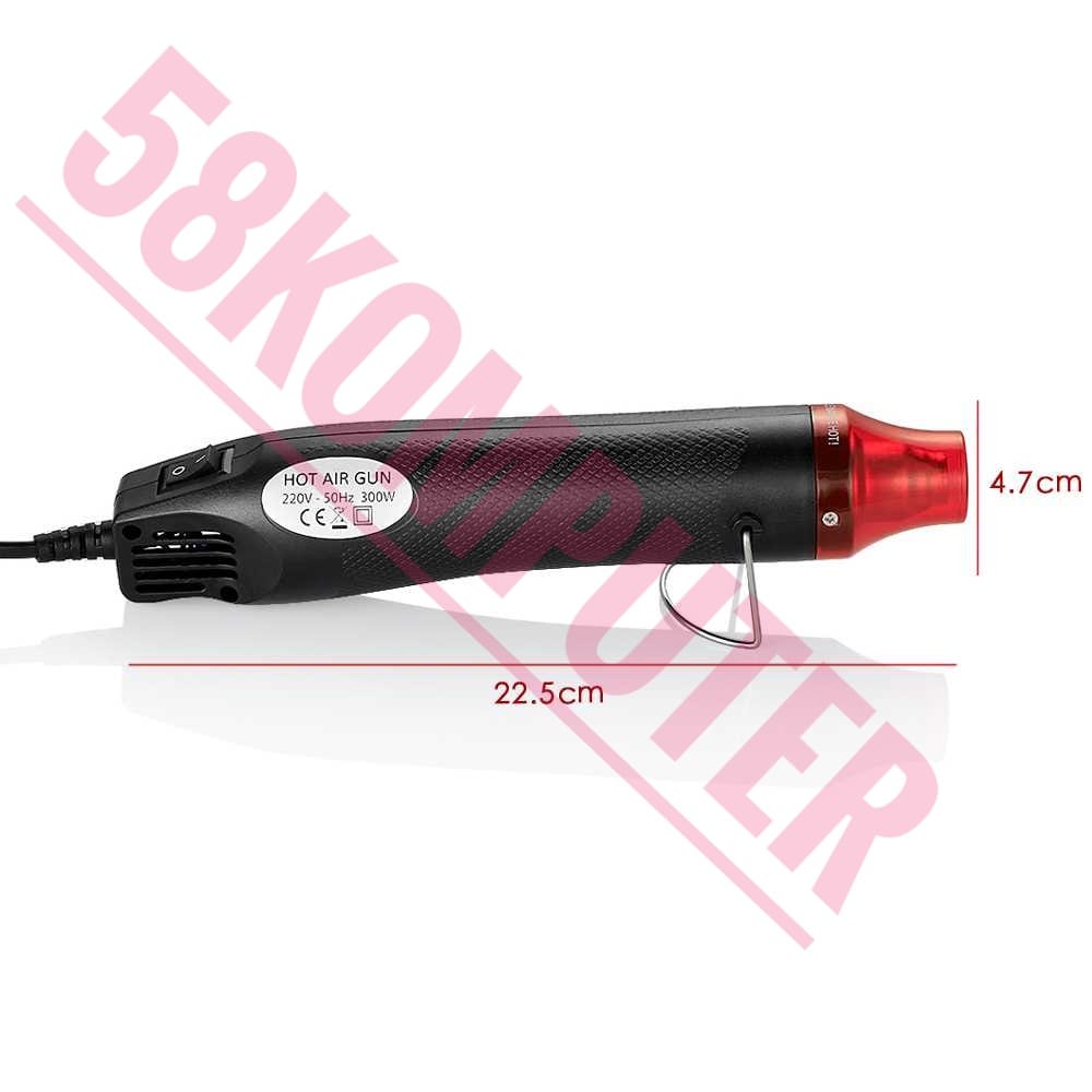 Hot Air Gun Solder Alat Pemanas Plastic 2000w Pemanas Stiker Kaca Film Skotlet Hot Air Gun 2000w Pemanas Stiker Kaca Film Electric Hot Air Gun Dryer Heat Solder 2000W