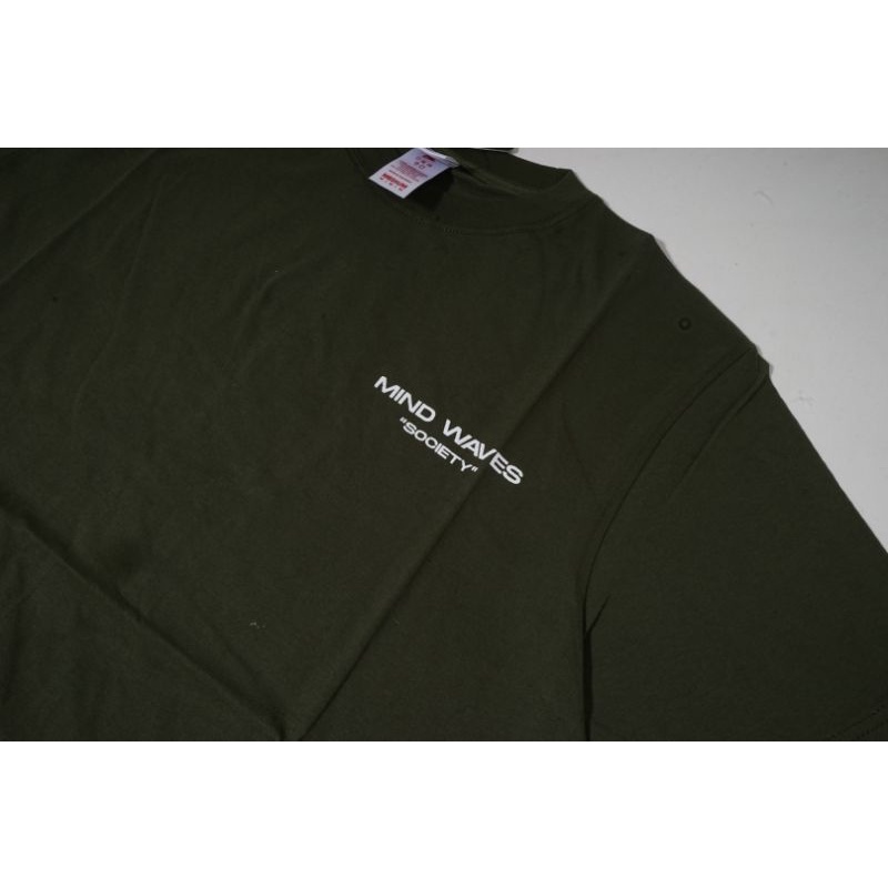 FAILOFFICIAL T-SHIRT - MIND WAVES 03 ARMY GREEN