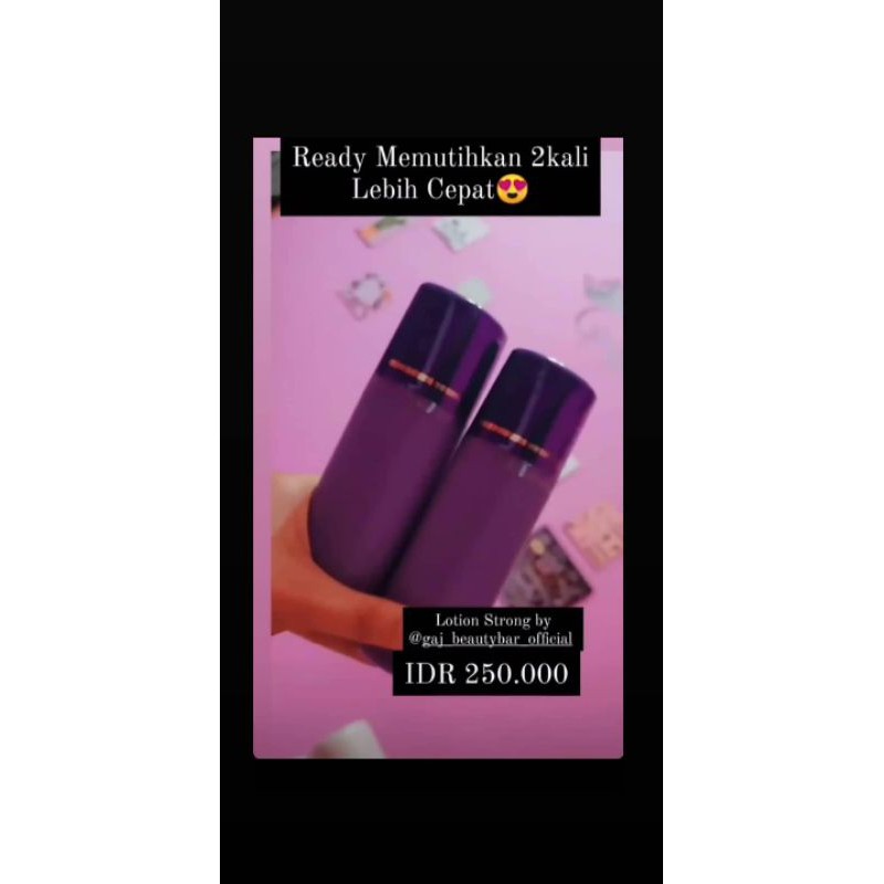 Paket Pemutih Lotion Strong + Body Serum Colista