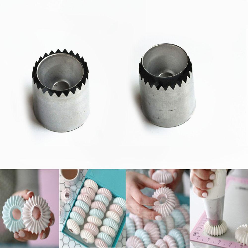 Populer Icing Piping Nozzle New Ice Cream Stainless Steel Dekorasi Kue