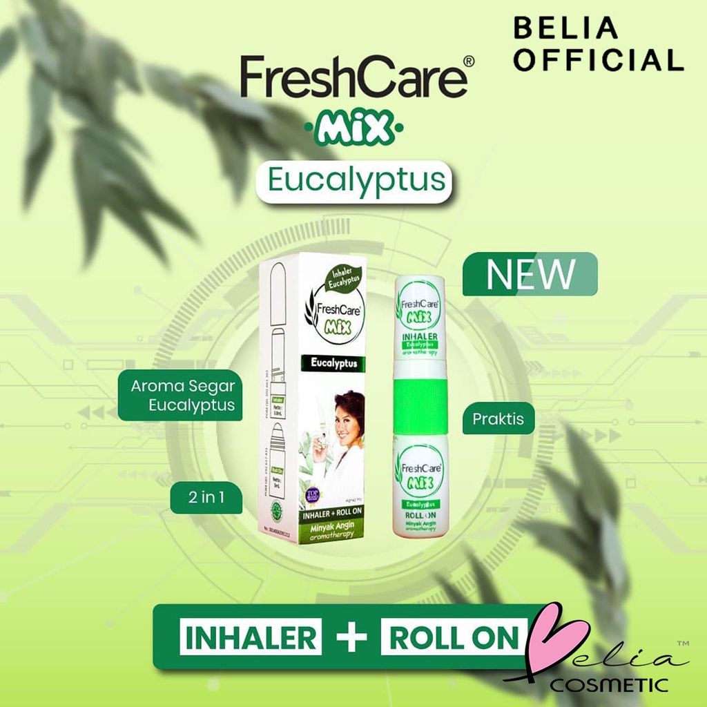 ❤ BELIA ❤ FRESH CARE (✔️BPOM) Minyak Angin Aromatheraphy Roll On 10mL | aroma terapi gosok freshcare