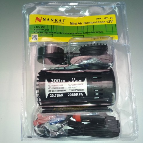 PERTUKANGAN PNEUMATIC MINI AIR COMPRESSOR NANKAI 12V