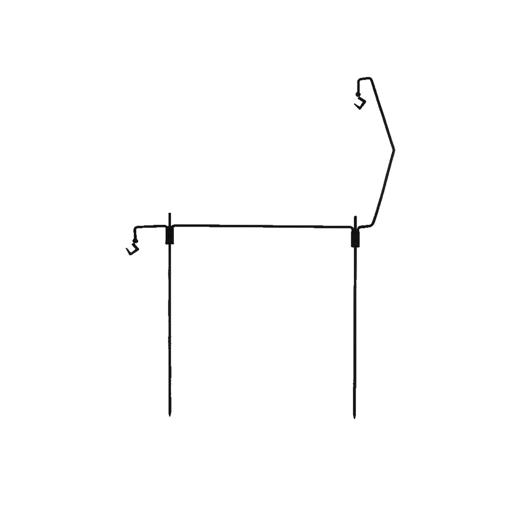 Tiang Lampu Portabel Naturehike NH20PJ108 Iron Hanging Lamp Stand