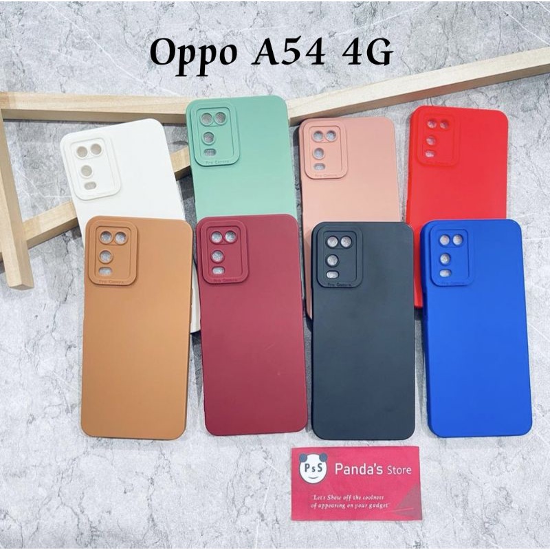 Softcase Pro Camera Oppo A54 4G Candy Case Full Color 3D Silikon TPU