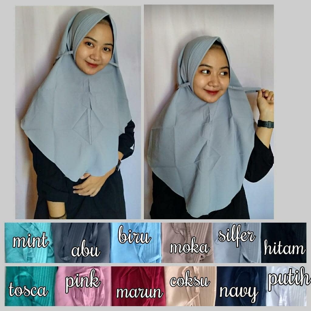 Khimar Simpel pet tali , Bahan Wolfis