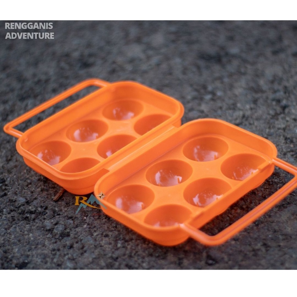 Box Telur Egg Holder Tempat Telor Egg Case Camping Dapur Gunung