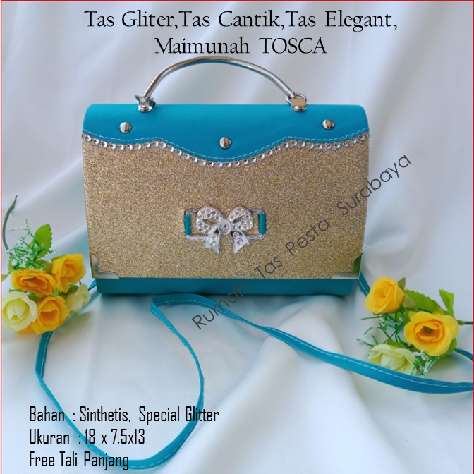 Tas Gliter,Tas Cantik,Tas Elegant,Maimunah TOSCA