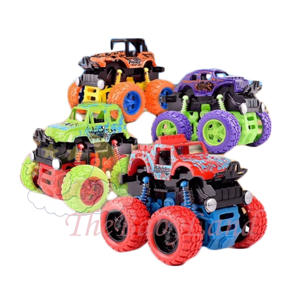 [1KG 11PCS] Babyland Mainan Mobil Anak Monster Zap Jip Off Road 4 Drive Inertial Bigfoot