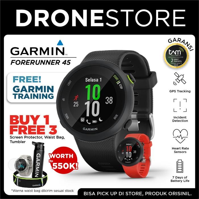 Garmin Smartwatch Forerunner 45 Garansi Resmi TAM 2 TH Original