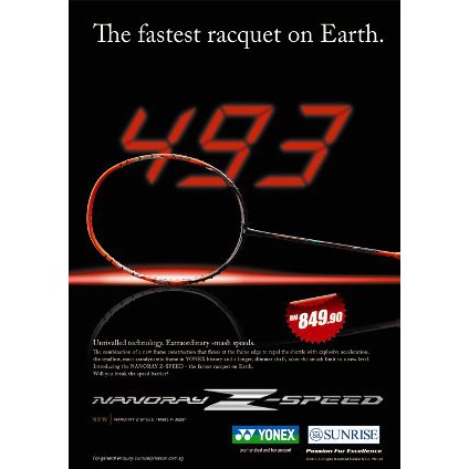 raket badminton YONEX NANORAY Z SPEED  Murah