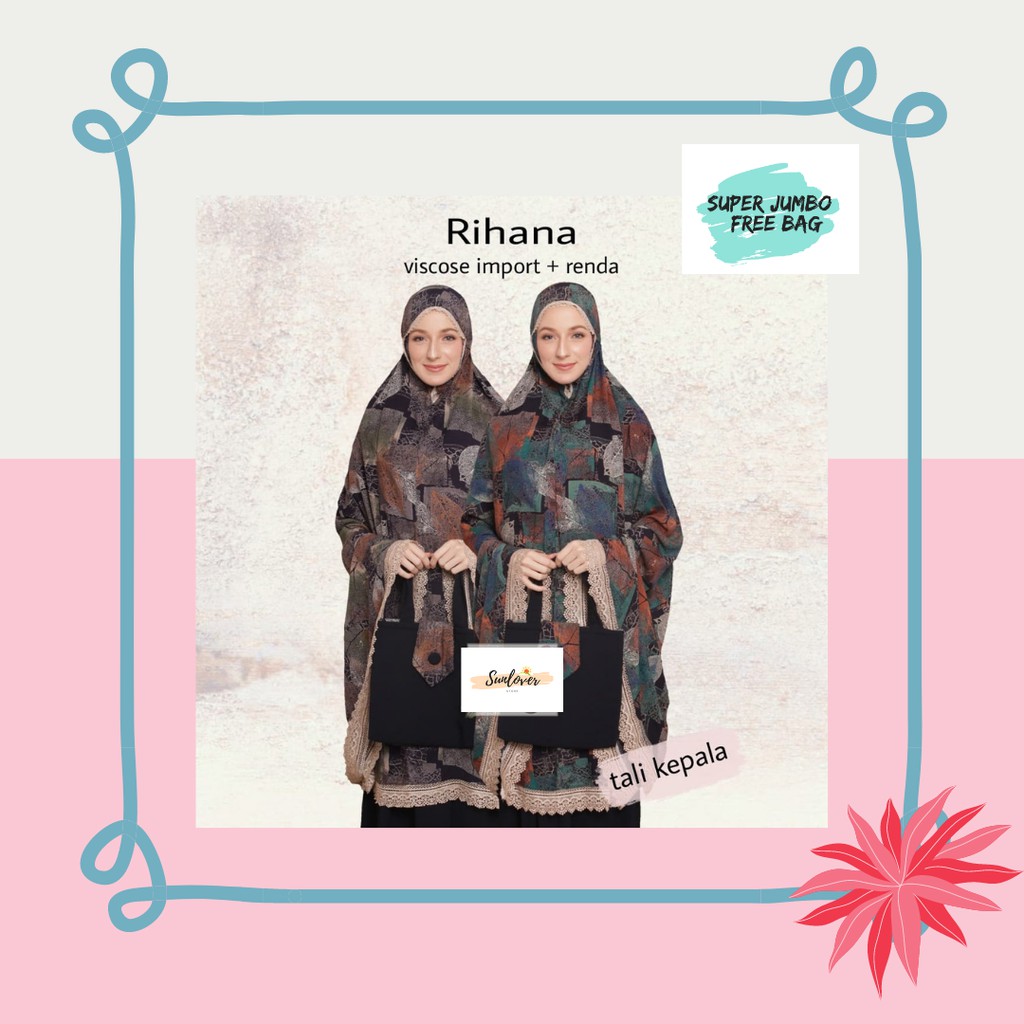Mukenah Rukuh Motif Dewasa Mukena Jumbo Rayon Viscose Premium Adem Travelling Cantik Premium