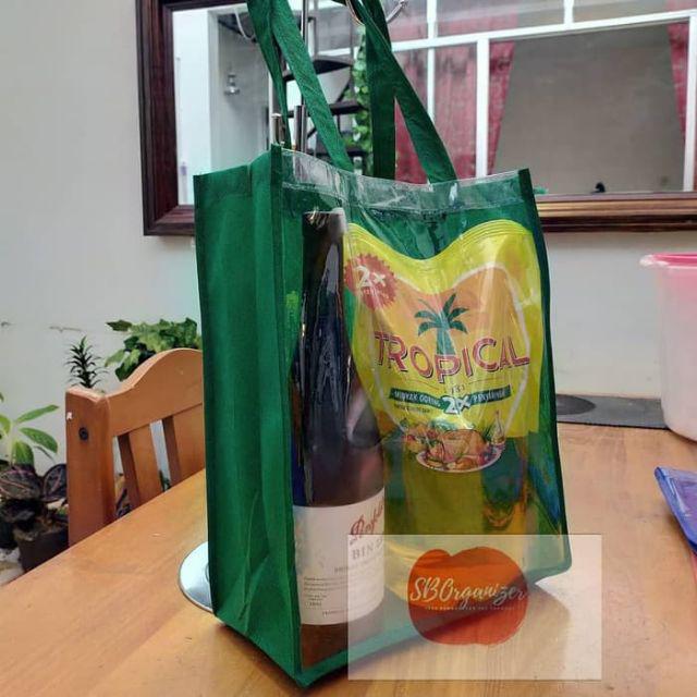 Goodie bag mika tas souvernir ulang tahun mika goodiebag ulang tahun anak tas spoundbond tas promosi-SPUNBESAR/WARNA ACAK