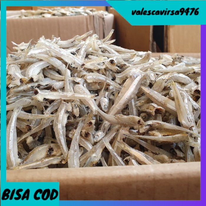 

⭐BISA COD⭐ ikan asin teri jengki putih 1kg