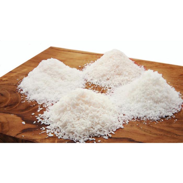 

Dessicated / Desicated Coconut ( Kelapa Parut Kering) Repack 1 Kg