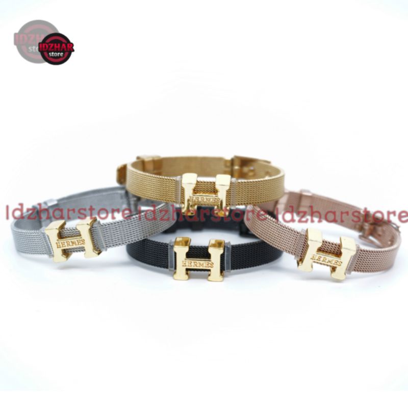 Gelang  Gesper Sabuk Titanium+Liontin H