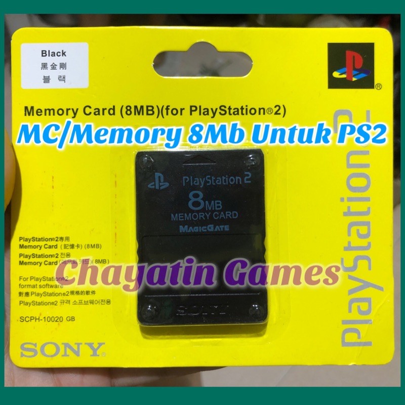 MC 8Mb - Memory 8Mb For PS2 Hitam