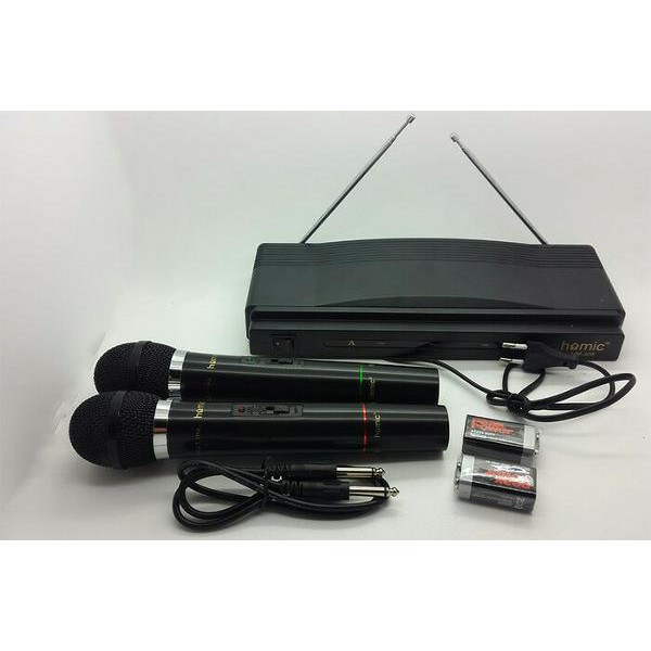 Mic wireless double microphone