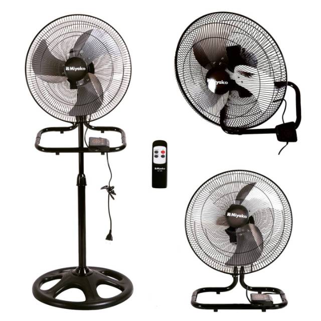 Kipas Angin Besar 3in1 Miyako KST-18 Stainless Jumbo Baru Murah Bagus
